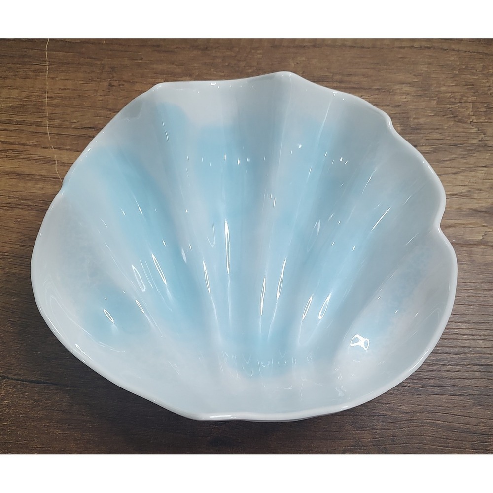 Boat House 100% Melamine Seashell Shaped Bowl Beach House Decor Candy Dish